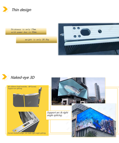 Preferred LED Energy-saving Outdoor Screen - (Common Cathode) Front Maintenance, 1000mm * 1000mm Profile Cabinet (Plastic Bottom Shell), a New Energy-saving Choice for Outdoor Display(Price for reference)