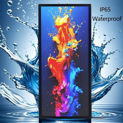 P3 Full Color LED Scrolling Programmable Sign Brightness Adjustable, IP65 Outdoor Digital Message Board, WiFi + USB Control Led Message Signs for Restaurant to Display Text/Images/Video 40''x17''