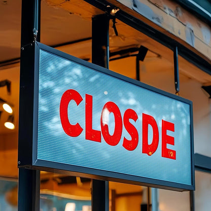 P6 Outdoor LED Sign with 160x64 Resolution, 40''x17'' Full Color LED Scrolling programmable Sign, WiFi + USB led Digital Signage to Display Customized Text, Images and Video for Business Advertising