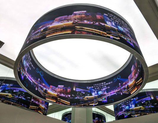 Indoor Flexible Screen - 960mm * 960mm Sheet Metal Cabinet Full-color Screen, Creating Dynamic Indoor Special-shaped Displays (Prices for Special Shapes Calculated Based on the Actual Design)