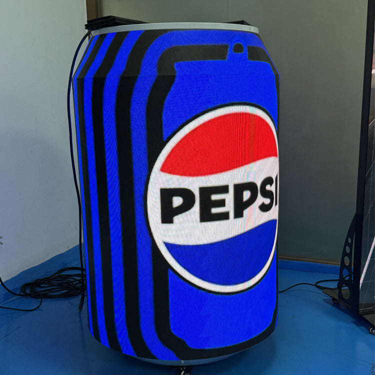 Indoor Flexible Screen - 960mm * 960mm Sheet Metal Cabinet Full-color Screen, Creating Dynamic Indoor Special-shaped Displays (Prices for Special Shapes Calculated Based on the Actual Design)