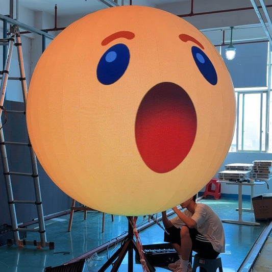 Indoor Spherical Screen, Creating a Unique Visual Focus in the Space (Price for reference)