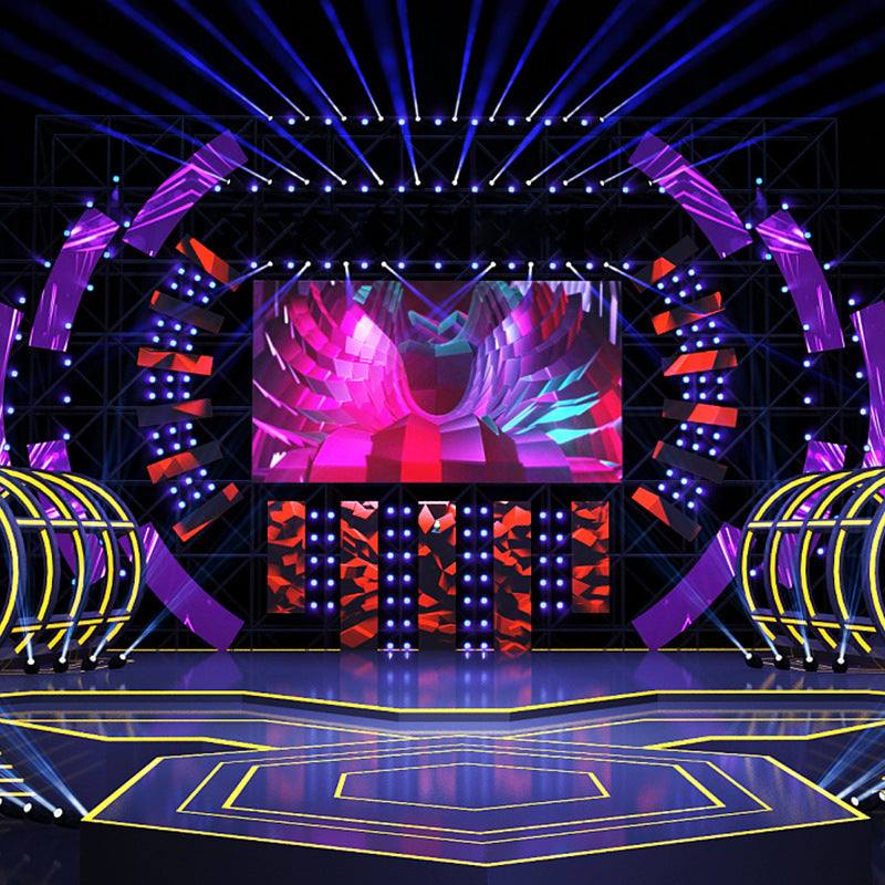 Outdoor Curved Rental LED Screen - 500mm * 500mm, Create a Unique Visual Experience (Price for reference)