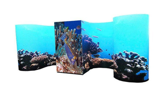 Outdoor Flexible Screen - 960mm * 960mm Waterproof Sheet Metal Cabinet Full-color Screen, Creating Colorful Outdoor Special-shaped Displays (Prices for Special Shapes Calculated Based on the Actual Design)