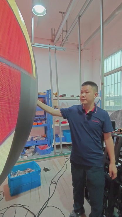 Indoor Spherical Screen, Creating a Unique Visual Focus in the Space (Price for reference)